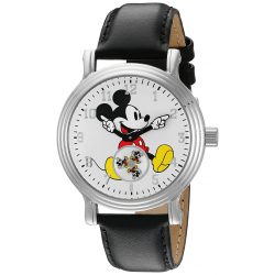   Disney női 'Mickey Mouse' Quartz fém óra karóra, szín:fekete (Model: W002751)