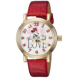   Disney Minnie Mouse női WDS000254 Disney Minnie Mouse analóg kijelző analóg Quartz piros óra karóra
