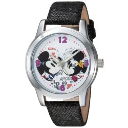   Disney Mickey Mouse női WDS000346 Disney Mickey Mouse analóg kijelző analóg Quartz fekete óra karóra
