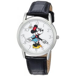   Disney Minnie Mouse női WDS000408 Disney Minnie Mouse analóg kijelző analóg Quartz fekete óra karóra