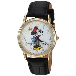   Disney Minnie Mouse női WDS000410 Disney Minnie Mouse analóg kijelző analóg Quartz fekete óra karóra