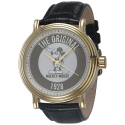   Disney Mickey Mouse férfi WDS000607 Disney Mickey Mouse analóg kijelző analóg Quartz fekete óra karóra