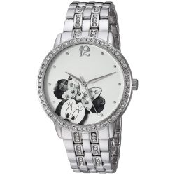   Disney Minnie Mouse női WDS000672 Disney Minnie Mouse analóg kijelző analóg Quartz ezüst óra karóra