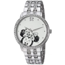   Disney Minnie Mouse női WDS000672 Disney Minnie Mouse analóg kijelző analóg Quartz ezüst óra karóra