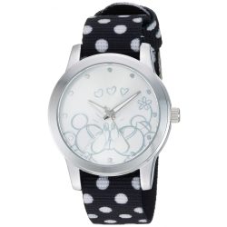   Disney Mickey Mouse női WDS000677 Disney Mickey analóg kijelző analóg Quartz fekete óra karóra