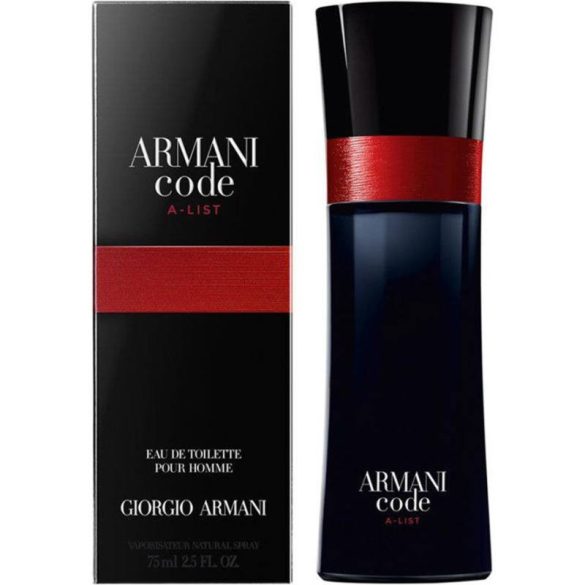 G.A.Armani Code A-List pour férfi edt 75ml parfüm