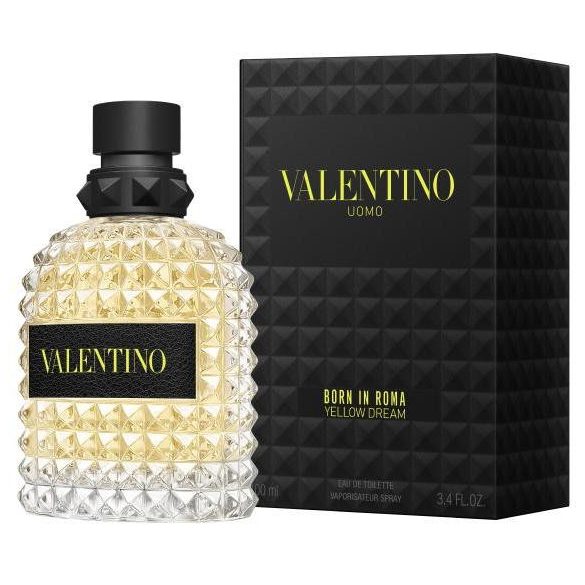 Valentino férfi Born in Roma sárga Dream edt100ml parfüm